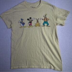 Disney -  Butter Yellow Iconic Disney Characters Tee - Women’s - S